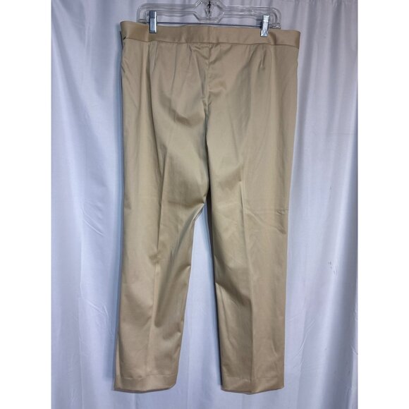 Lafayette 148 Beige Straight-Leg Womens Pants Size 12 - Picture 5 of 7